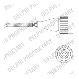 Sonde lambda DELPHI OEM 11781738282