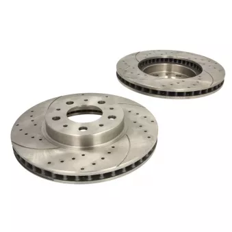 Jeu de 2 disques de frein avant SPEEDMAX OEM 2717882