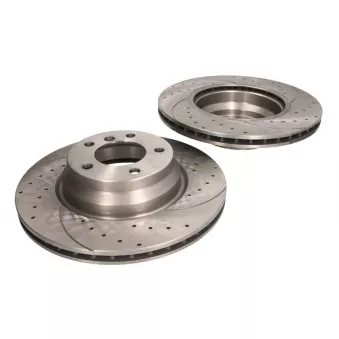 Jeu de 2 disques de frein avant SPEEDMAX OEM 34116764645