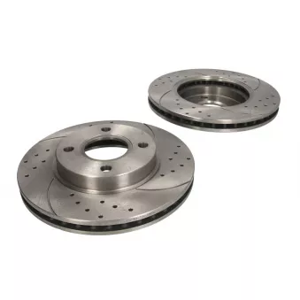 Jeu de 2 disques de frein avant SPEEDMAX OEM 93BB1125D3C