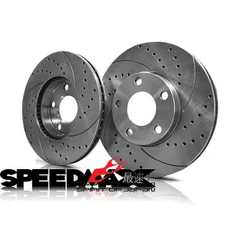 Jeu de 2 disques de frein avant SPEEDMAX OEM 34116757753