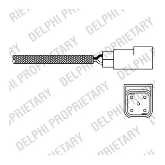 Sonde lambda DELPHI OEM v10-76-0069