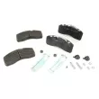 KNORR II 376580062 - Jeu de 4 plaquettes de frein