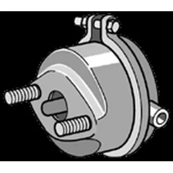 Cylindre de frein à diaphragme KNORR BS 3514 pour MERCEDES-BENZ ACTROS MP2 / MP3 2550 LS - 503cv