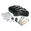 KNORR K120338K50 - Jeu de 4 plaquettes de frein