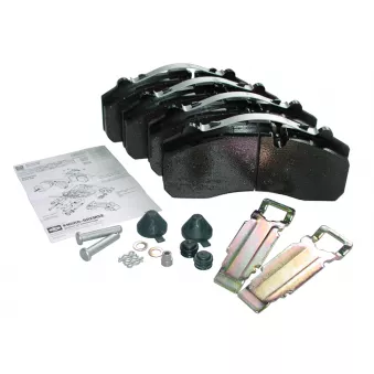 Jeu de 4 plaquettes de frein avant KNORR K011471K50