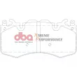 DBA DB2204XP - Jeu de 4 plaquettes de frein