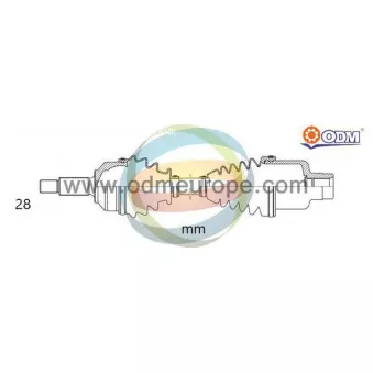 ODM-MULTIPARTS 18-016240 - Arbre de transmission