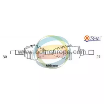 ODM-MULTIPARTS 18-041830 - Arbre de transmission