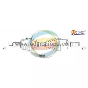 ODM-MULTIPARTS 18-051450 - Arbre de transmission