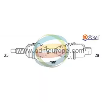 ODM-MULTIPARTS 18-052450 - Arbre de transmission