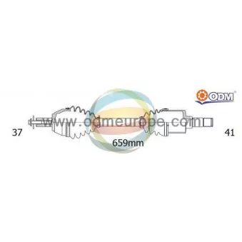 ODM-MULTIPARTS 18-141260 - Arbre de transmission