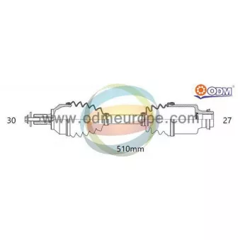 ODM-MULTIPARTS 18-142360 - Arbre de transmission