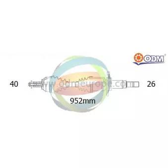 ODM-MULTIPARTS 18-152750 - Arbre de transmission