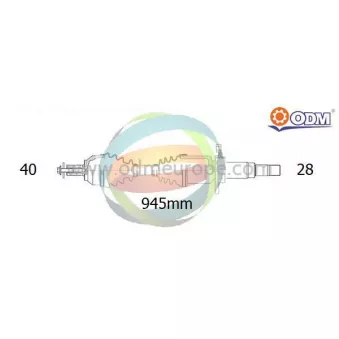 ODM-MULTIPARTS 18-152760 - Arbre de transmission