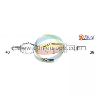 ODM-MULTIPARTS 18-152780 - Arbre de transmission
