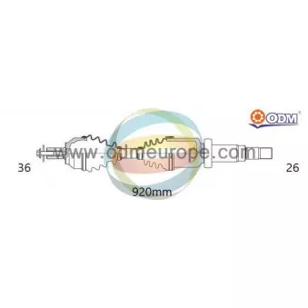 ODM-MULTIPARTS 18-152880 - Arbre de transmission