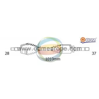 ODM-MULTIPARTS 18-166010 - Arbre de transmission