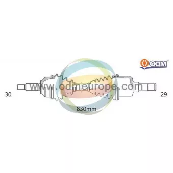 ODM-MULTIPARTS 18-203040 - Arbre de transmission