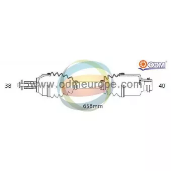 ODM-MULTIPARTS 18-216600 - Arbre de transmission