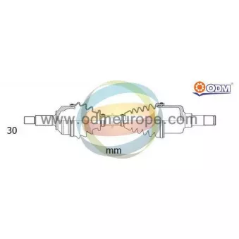 ODM-MULTIPARTS 18-231510 - Arbre de transmission