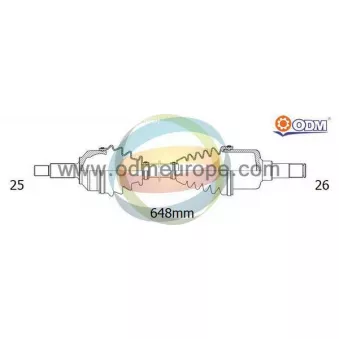 ODM-MULTIPARTS 18-301410 - Arbre de transmission