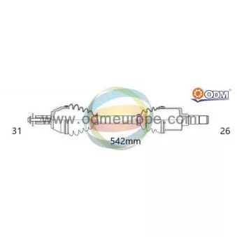 ODM-MULTIPARTS 18-341610 - Arbre de transmission