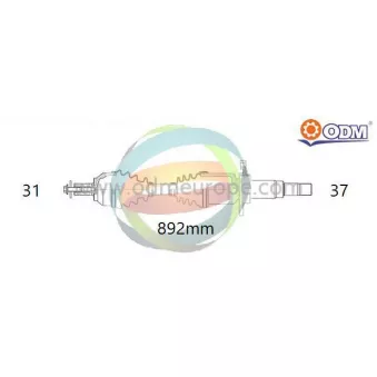 ODM-MULTIPARTS 18-342570 - Arbre de transmission