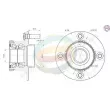 ODM-MULTIPARTS 70-010037 - Roulement de roue arrière