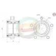 ODM-MULTIPARTS 70-010077 - Roulement de roue avant