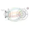 ODM-MULTIPARTS 70-160055 - Roulement de roue arrière