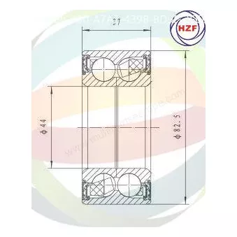 Roulement de roue avant ODM-MULTIPARTS OEM 71714473