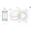 ODM-MULTIPARTS 70-210071 - Roulement de roue avant