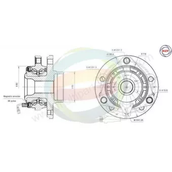 ODM-MULTIPARTS 70-230014 - Roulement de roue avant