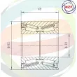 ODM-MULTIPARTS 70-290102 - Roulement de roue arrière