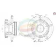 ODM-MULTIPARTS 70-340008 - Roulement de roue avant