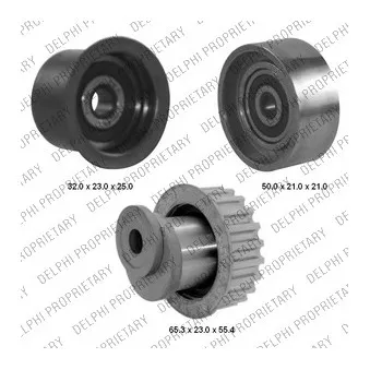 Kit de distribution DELPHI OEM 11317624063