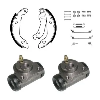 DELPHI KP759 - Kit de freins arrière (prémontés)