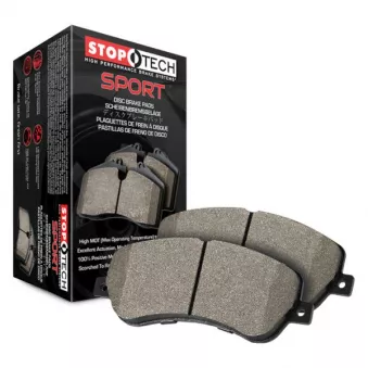 Jeu de 4 plaquettes de frein avant STOPTECH 309.04120
