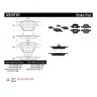 STOPTECH 309.09181 - Jeu de 4 plaquettes de frein avant