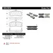 STOPTECH 309.03830 - Jeu de 4 plaquettes de frein