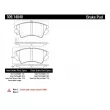 STOPTECH 309.14040 - Jeu de 4 plaquettes de frein avant