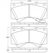 STOPTECH 308.13030 - Jeu de 4 plaquettes de frein avant
