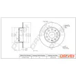 Dr!ve+ DP1010.11.0192 - Jeu de 2 disques de frein arrière