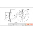 Dr!ve+ DP1010.11.0368 - Jeu de 2 disques de frein avant