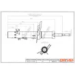 Dr!ve+ DP1610.10.0044 - Amortisseur avant gauche