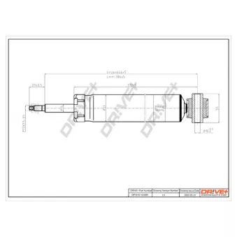 Jeu de 2 amortisseurs arrière Dr!ve+ OEM 5206V9