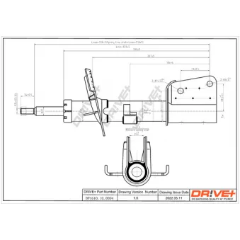 Jeu de 2 amortisseurs avant Dr!ve+ OEM 8200329948