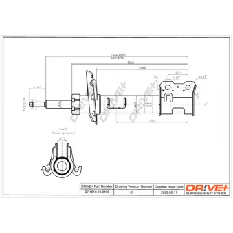 Amortisseur avant droit Dr!ve+ OEM 93183570