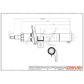 Jeu de 2 amortisseurs avant Dr!ve+ OEM 5N0413031AM